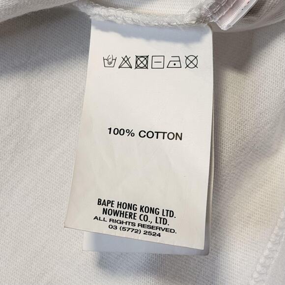 Aape By A Bathing Ape Shirt Mens Large White Aape Universe Graphic Tee Japan - Picture 6 of 7